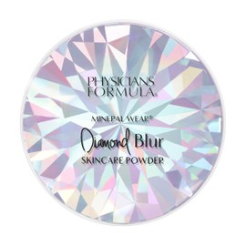 Physicians Formula Mineral Wear Diamond Blur Skincare Powder, Transparent Face Powder with Pore Refining Effect, Long-Lasting Mattifying Powder, Translucent