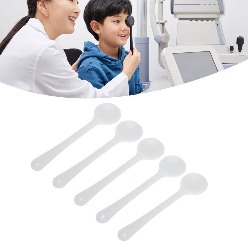 5pcs Handheld Eye Occluder Full Cover Vision Test Occluder Eye