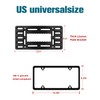 OKLPF Front License Plate Bracket- Front License Plate Mounting Kit，Universal