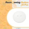 sourcing map 10pcs Resin Sewing Button, 30mm (1 3/16-inch) 2