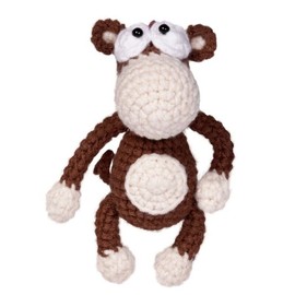 Crochet Doll Making (Monkey) BROWN / 코바늘뜨기 인형만들기 (원숭이) BROWN