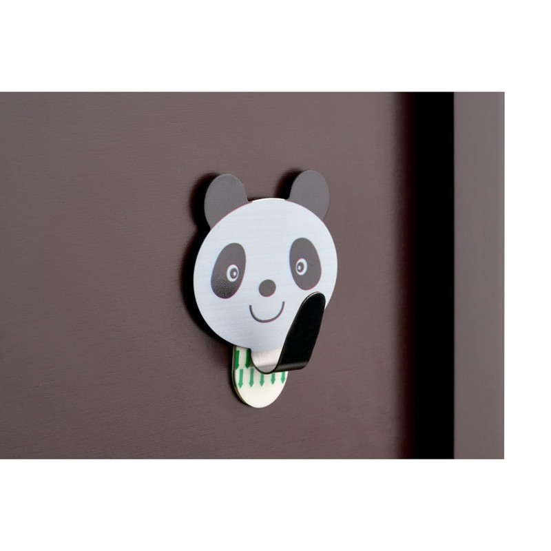 GRIPPA Self Adheisve Stainless Steel Panda Hooks, Removable Sticky Hooks,