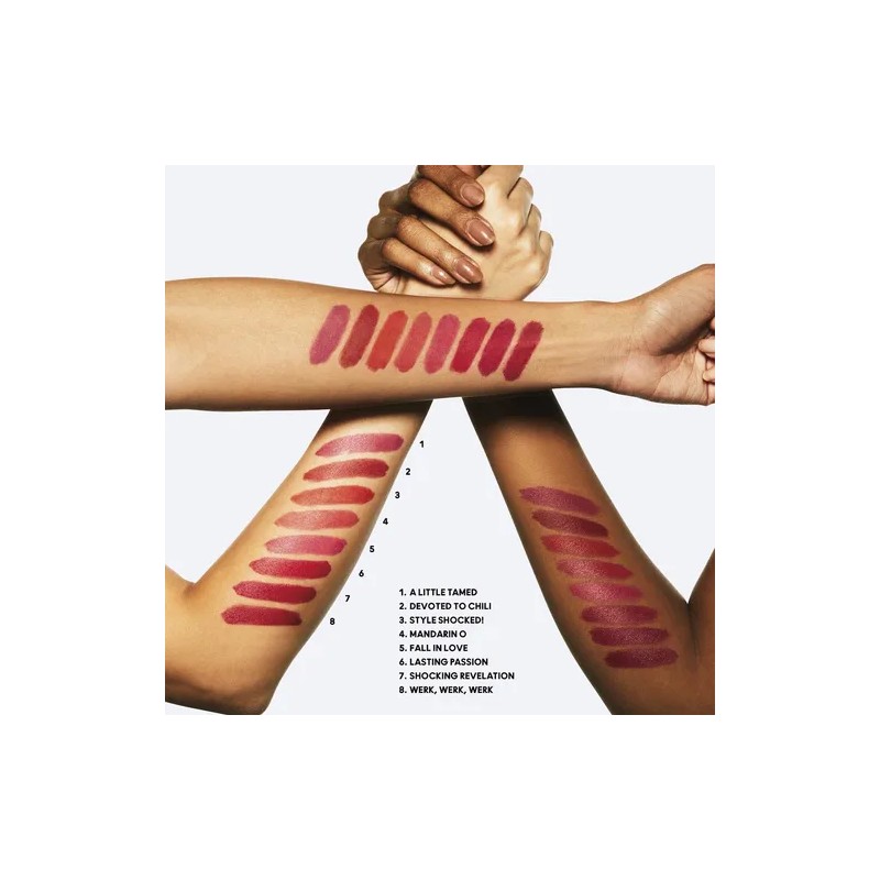 Labial Mac Powder Kiss Lipstick A Little Tamed