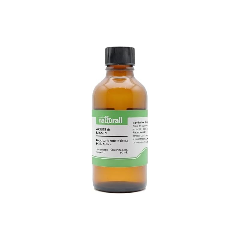 Aceite de Mamey 60 ml embellece cabello, piel, pestañas, cejas