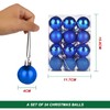Yisscen Set of 24 Christmas Baubles Diameter 4 cm Christmas
