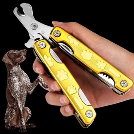 Heavy Duty Dog Nail Clippers for Thick Nail 【Cut Nails Like Butter】, Quite Sharp Pet Nail Clippers for Large Dogs, Easy & Safe Dog Nail Trimmer for Large Medium Small Dogs Cat with Nail File
