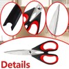 Xiedeai Heavy Duty Kitchen Scissors Ultra Sharp Blades and Soft