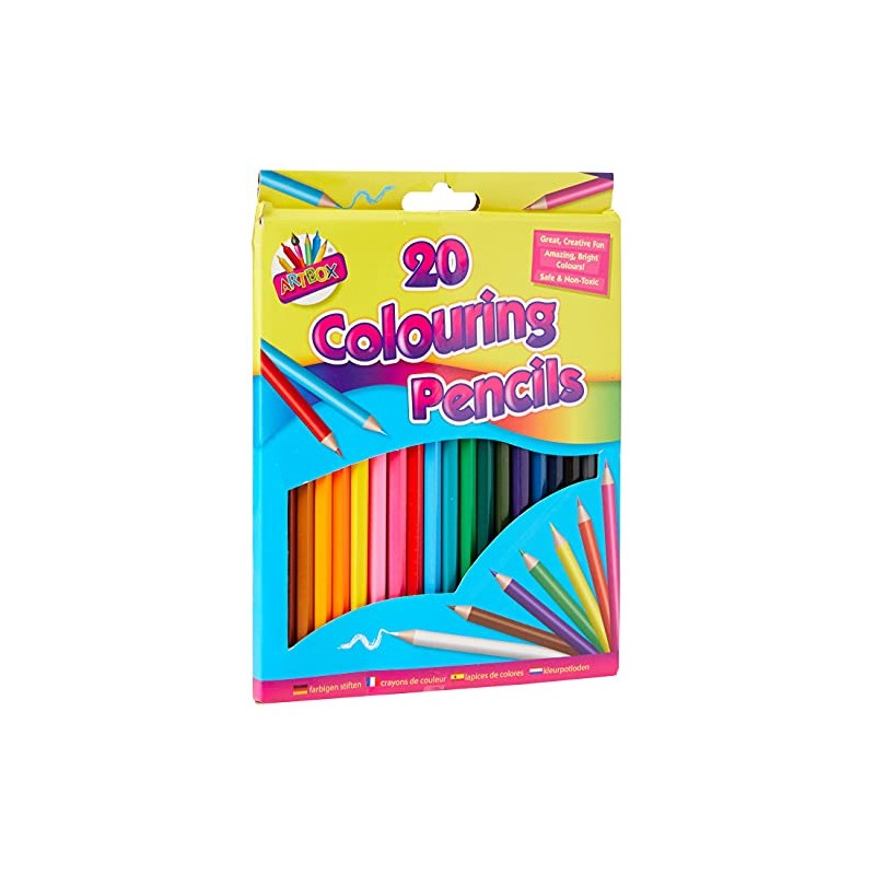 Artbox 20 full size colouring pencils set in 20 assorted