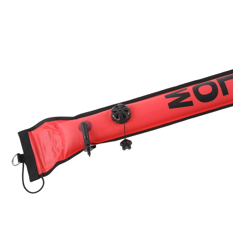 150x15cm Scuba Diving Surface Marker Buoy High Visibility Inflatable Surface