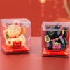 LIFKOME Maneki Neko Head Swing Doll Hand Waving Car Dashboard
