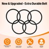 5 Packs of Rock Tumbler Replacement Belts, Only Compatible with