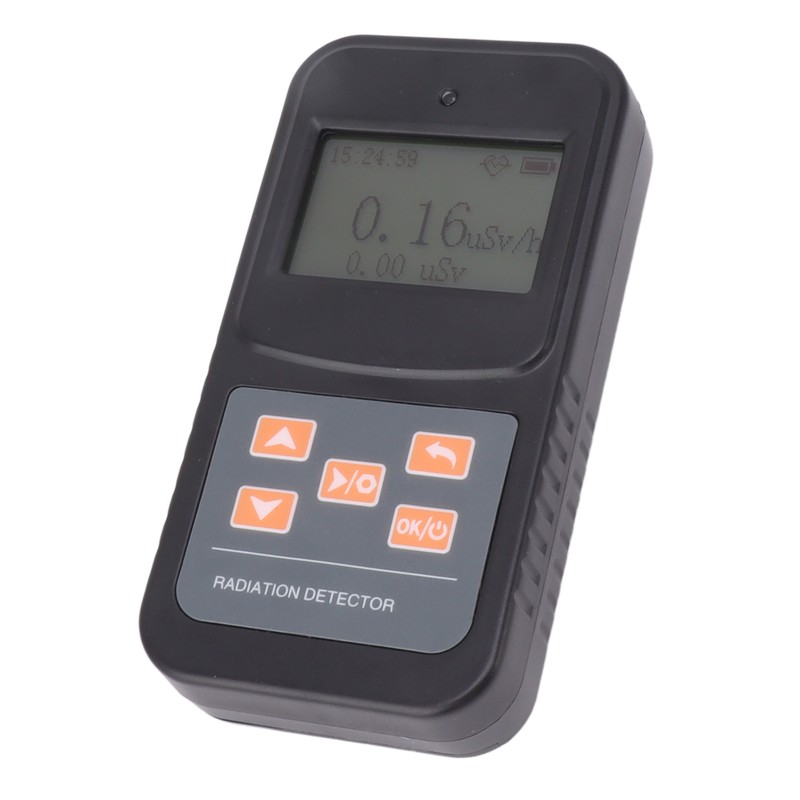 Nuclear Radiation Detector Professional High Accuracy 0.1μSv‑10mSv Rechargeable Handheld Geiger