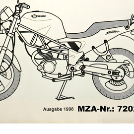 Spare Parts Catalogue Simson Motorcycle Schikra 125