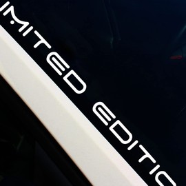 Finest Folia Finest Folia FS24 Frontscheibenaufkleber Limited Edition (Wei? Glanz, Au?enklebend)