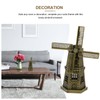 Windmill Model Desktop Decoration Ornaments - Netherlands Windmill Alloy Model