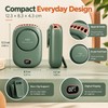 Portable Wearable Fan for Outdoor Use – 3-Speed Rechargeable Cooling