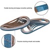 3/8 x 21 Inch Zirconia Sanding Belts for Metal, 40-Piece