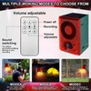 Qualirey 4 Pcs Solar Outdoor Motion Sensor Alarm with Stake