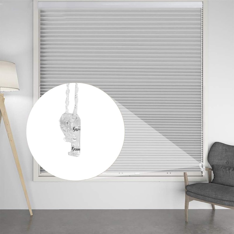 12PCS Blind Cord Safety Device, Clear Roller Blind Clips for