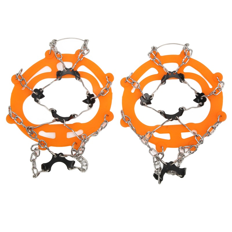 2Pcs Ice Traction Cleats Anti Skid Shoe Crampon Cover Snow