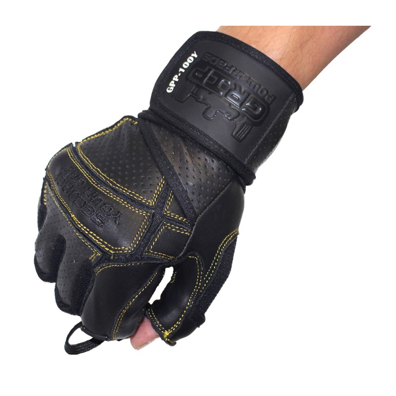 Cobra Grips Elite Gloves, Yellow, Medium