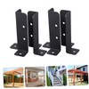 Generic 4pcs Heavy Duty Post Anchor Mounting Brackets for Deck