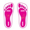 25 pares (50 pies) desechables, color rosa, para broncear, para