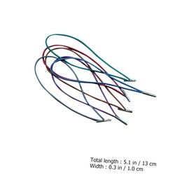 SEWACC 12pcs Travel Strap Journal Elastic Band Stretchy Wrap Band for Scrapbook and Notebook