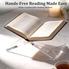 Clear Acrylic Book Stand, 12 x 8 x 6 in