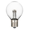 Novelty Lights 25 Pack G30 Glass LED Globe Bulbs, String