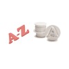 Ateco 5870 Alphabet Fondant Plunger Cutter and Embosser 26-Piece Set,