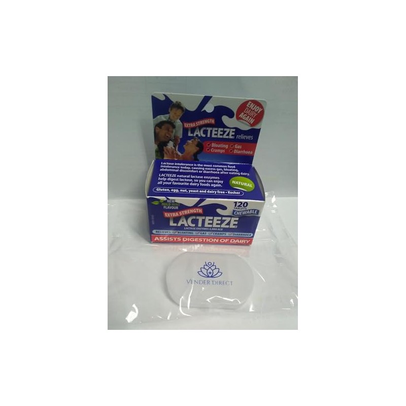 Lacteeze Extra Strength 4000 ALU, with Pill case
