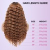 Smilenice 210% Density Deep Wave 13x6 Highlight Ombre Full Lace