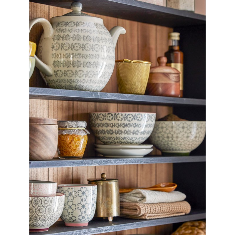 Karine kW golf, gris/vert, ø10xH6 cm, 2 pièces de