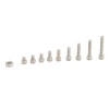 ANKROYU 150PCS 4 40UNC Hex Socket Screw Nut Set, Stainless