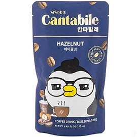 Cantabile Coffee Drink 3 Pouch(190ml, 6.40 FL OZ), 1 Set; Americano Black, Sweet Americano, Hazelnut - 칸타빌레 아메리카노 블랙, 스위트 아메리카노, 헤이즐넛; 3개 1세트. (Hazelnut)