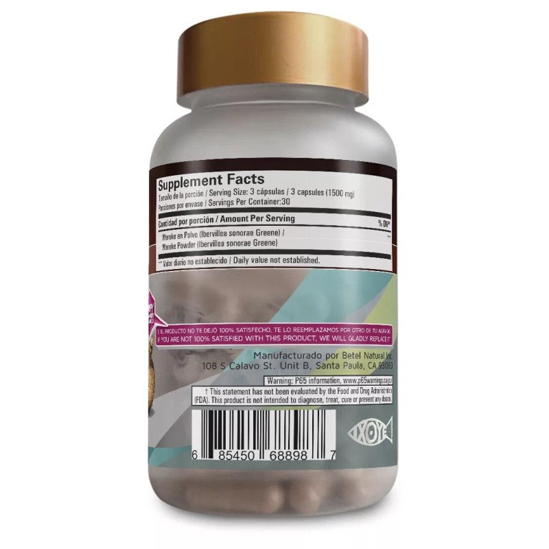 Betel Natural Premium Wereke Capsules by Betel Natural - Support