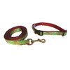 Preston Christmas Wagon Dog Collar and Leash Set for The