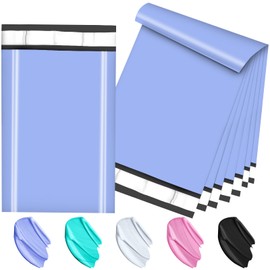 JollyTrip 120PC Poly Mailers 6x9 Inch Light Blue Mailing Envelopes Bags Shipping Bags with Self Adhesive Waterproof and Tear-Proof Postal Bags