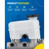 PHILTOP M630163 Brake Master Cylinder Assembly Replacement for Dodge Ram