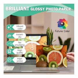 Papel Fotográfico Premium Glossy 8.5*11 Carta 220gr 20 Hojas Brillante