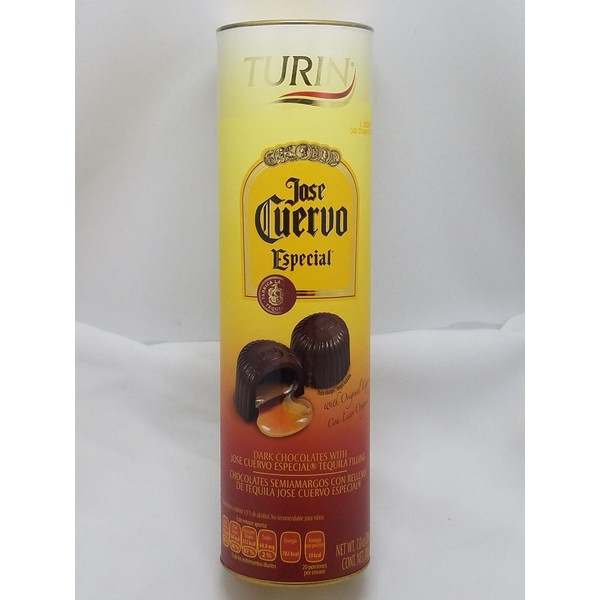 Turin Dark Chocolates filled with Jose Cuervo Especial, Net 7