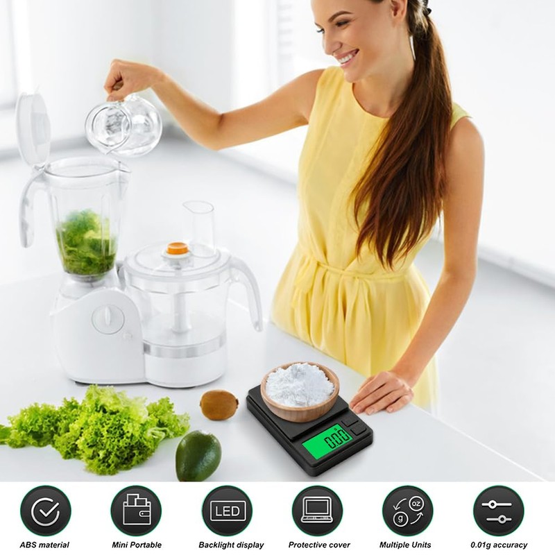 Precision Scales 0.01 g Precision Scales Kitchen 1000 g /
