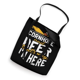 Cornhole And Beer That's Why I'm Here Sand Bag Toss Funny Tote Bag