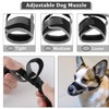 Muzzle for Dogs, Muzzle with Velcro Closure, Soft, Prevents Biting,
