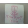 Disc Golf Vinyl Sticker Decal Disc Golf Diva