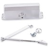 Automatic Door Closer Punch Free Adjustable 180 Degrees Automatic Closing