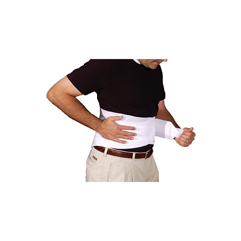 Alpha Medical 10" Vented Lumbosacral Support Elastic Back Brace for