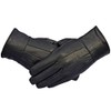 Mens Designer Genuine Leather Touch-Screen Thermal Gloves (Style 2, Medium)