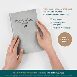 The 6-Minute Diary Pure 2024 (The Original) | Gratitude Journal for Women and Men | Mental Health & Self Care Journal for more Wellbeing and Positivity